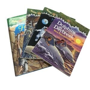 Magic Tree House 4 Book Set 7,8,9 & 51 Used Fair Condition